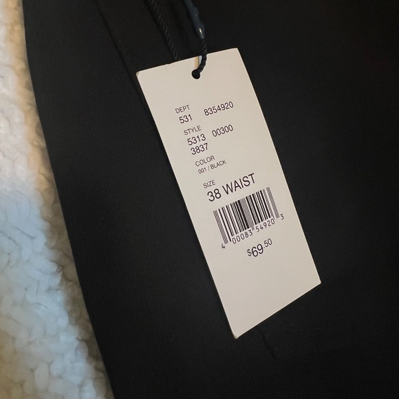 NWT Grafton 1853 Dress Pants – Black – 38x34 – Stretch, Stainguard - Picture 7 of 7